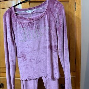 Brand new Juicy Couture Purple Pajama/lounge wear  Set Cozy Plush